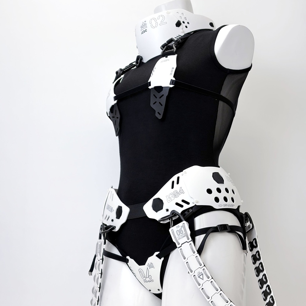 装甲ビキニフルアーマーセット "white stalker 04"