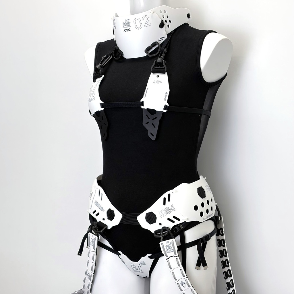 装甲ビキニフルアーマーセット "white stalker 04"