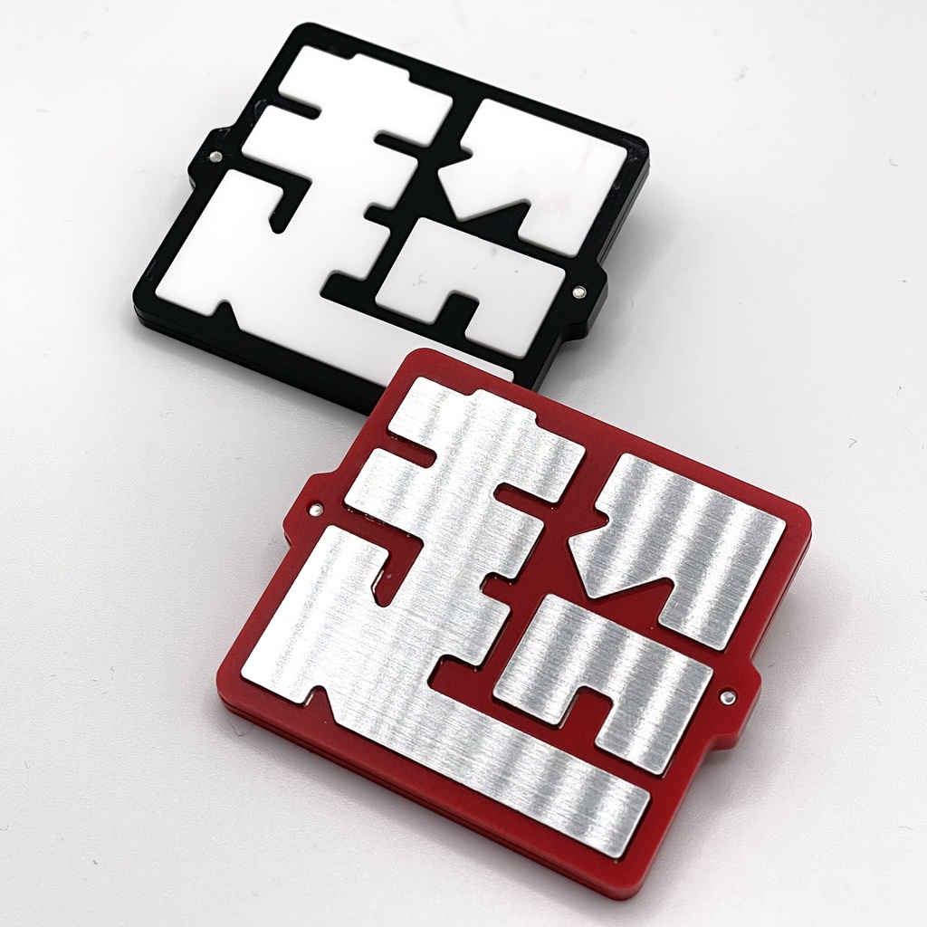 超アクリルブローチ