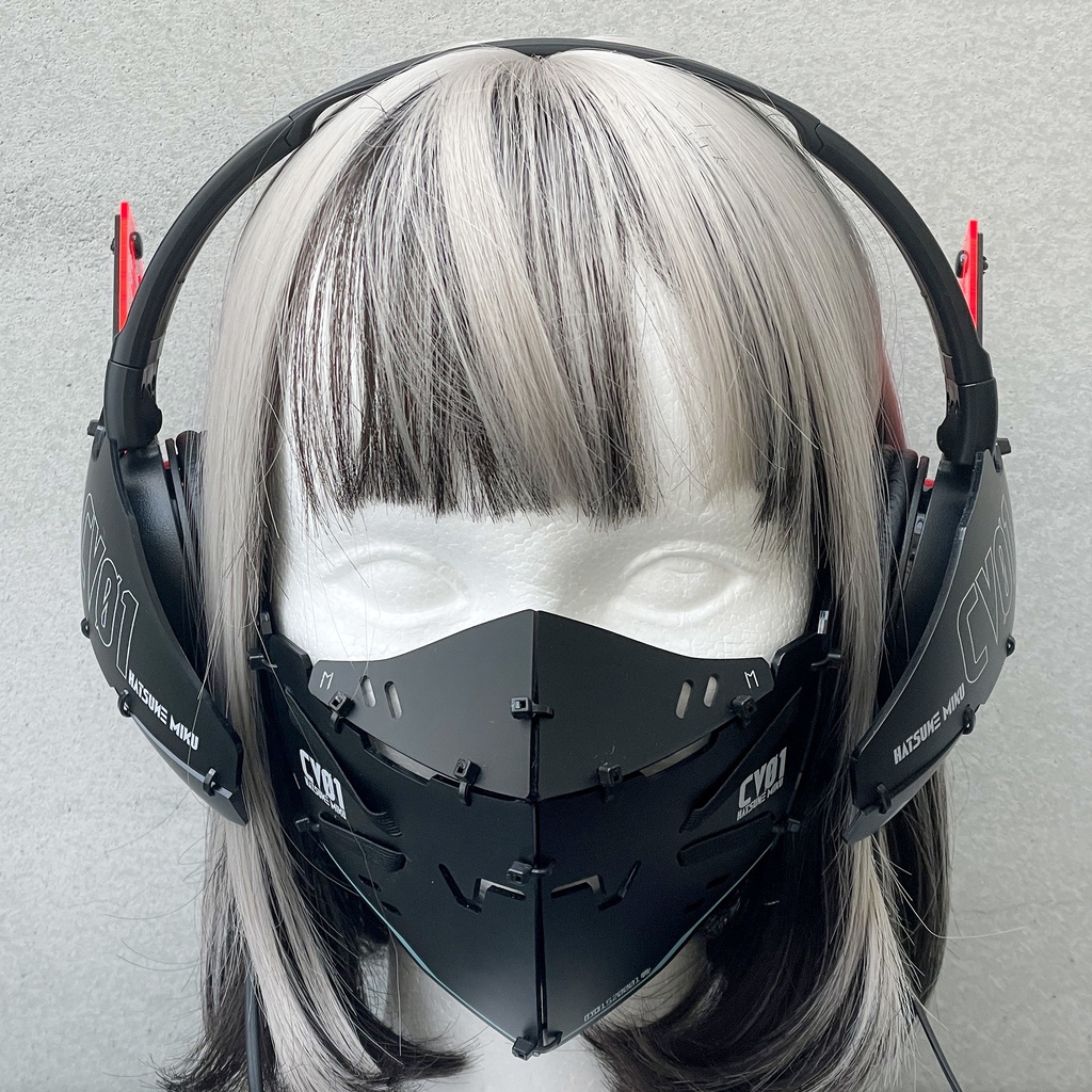装甲ヘッドフォンユニット 初音ミクモデル - 中央町戦術工芸 - BOOTH