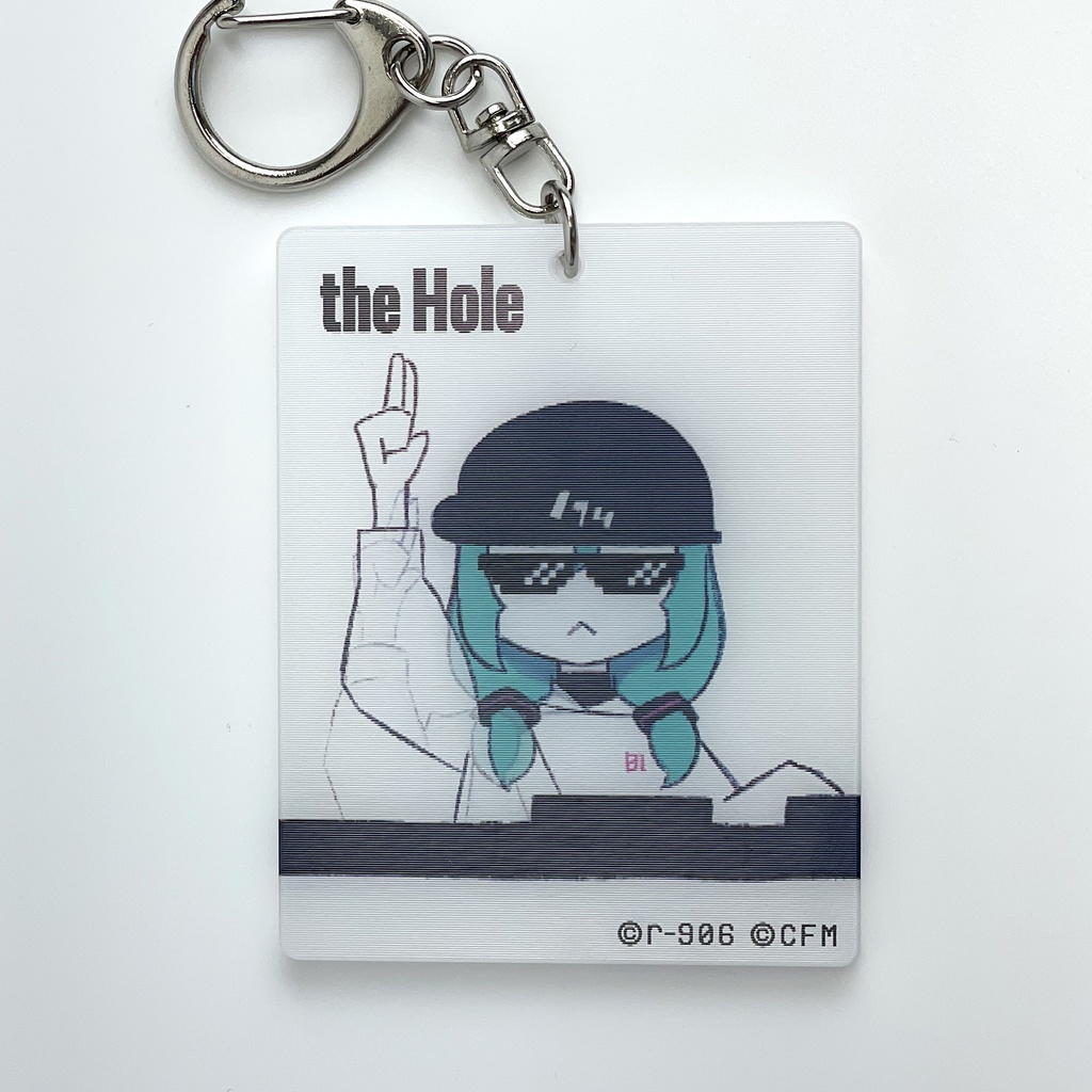 the Hole/初音ミク アニメーションキーホルダー【CTCRECORDS】