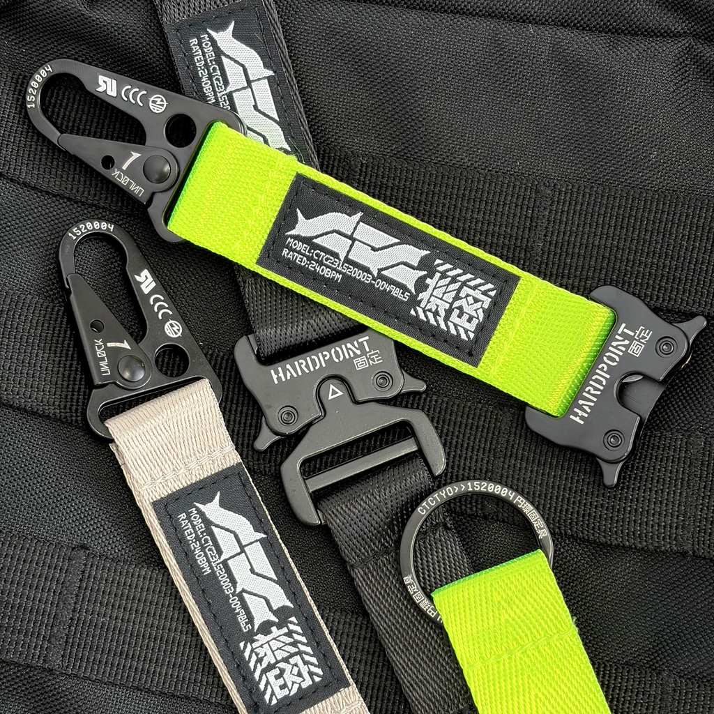 キーリングつきベルトストラップ