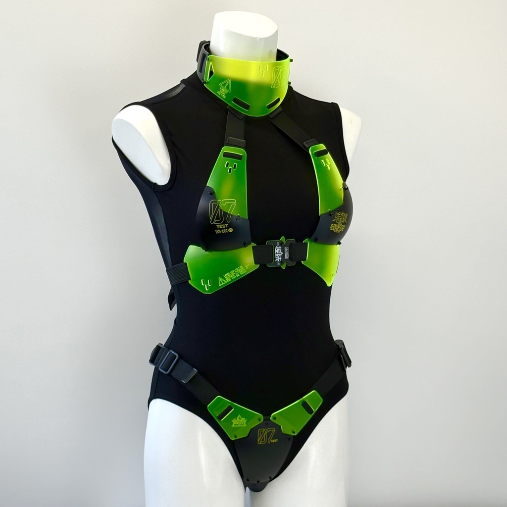 装甲ビキニユニット type07 black×green