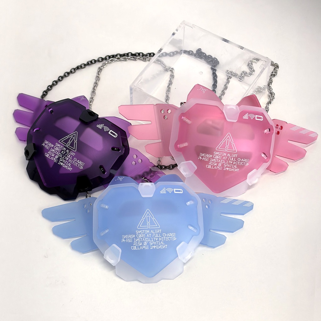 ウイングハートペンダント【えいりな刃物コラボ】