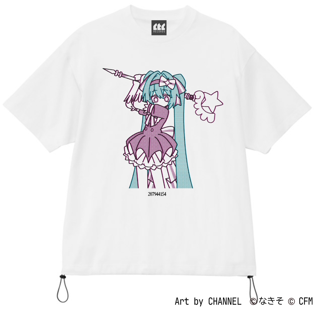 「いますぐ輪廻」 ドローコードTシャツ【CTCRECORDS】