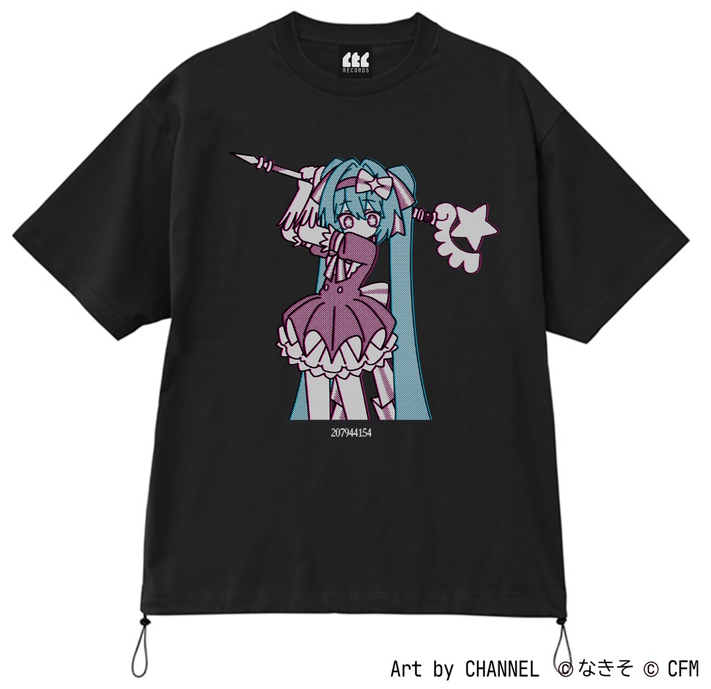 「いますぐ輪廻」 ドローコードTシャツ【CTCRECORDS】