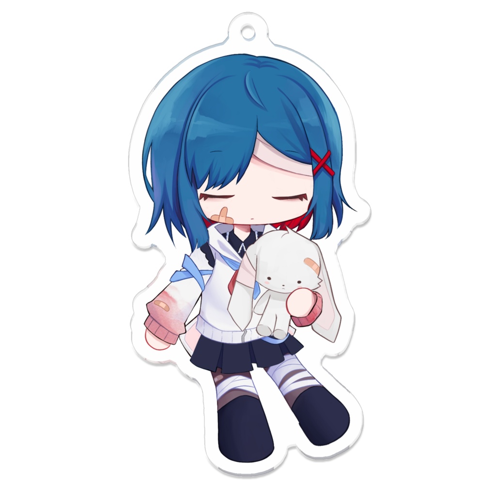悩音Blueアクリルキーホルダー