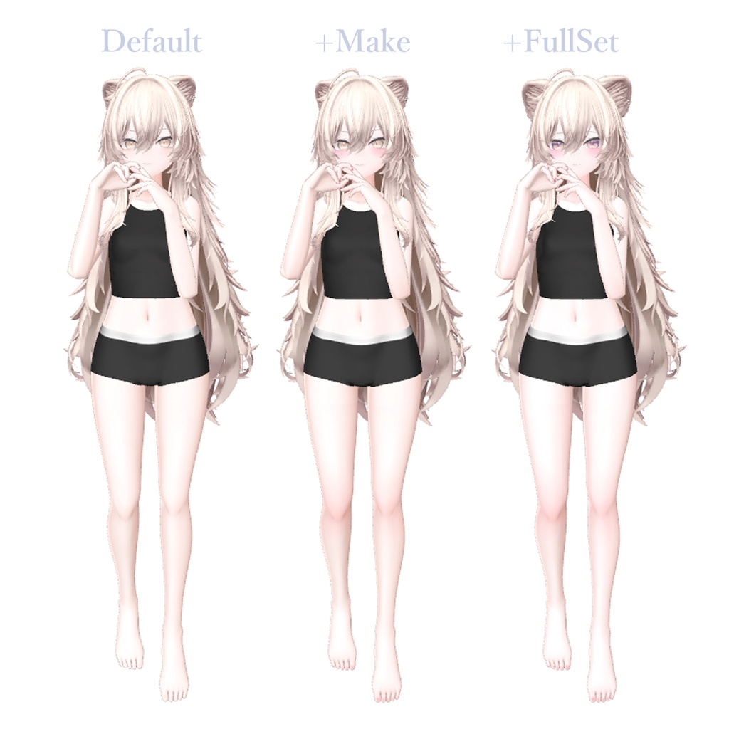 【真央Mao】ガーリィセット【メイク/アイテクスチャ/表情】