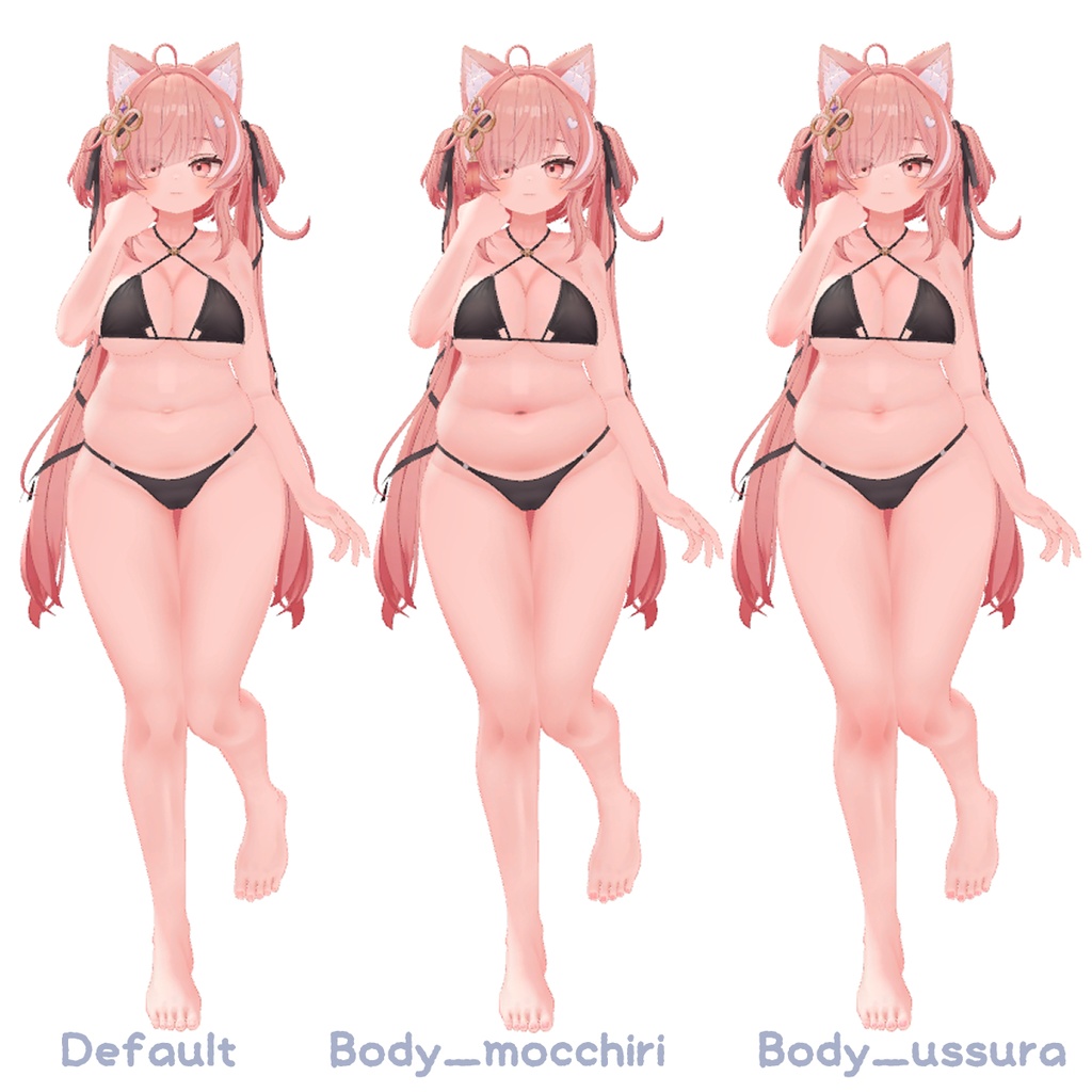 【イチゴ】おなかもっちりTexture【ボディテクスチャ】