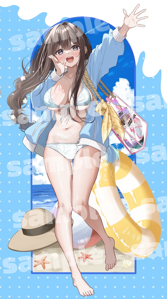 幼馴染ちゃんシリーズ水着アクリルフィギュア