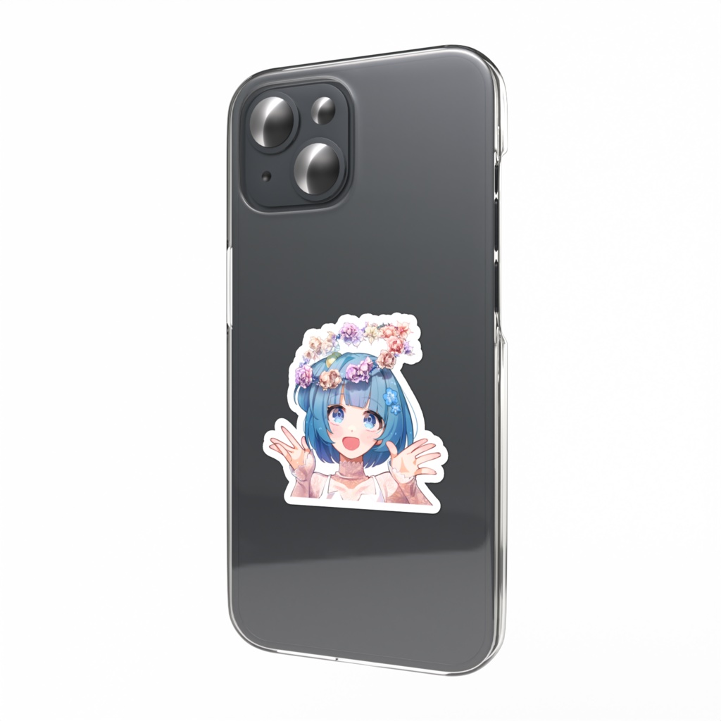 1周年記念スマホステッカー