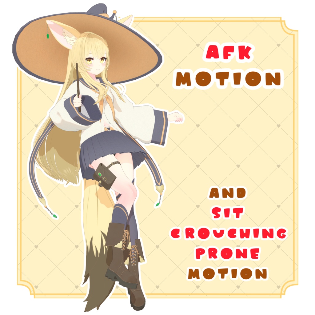 【オリジナル3Dモデル】ミーナ-Mina-