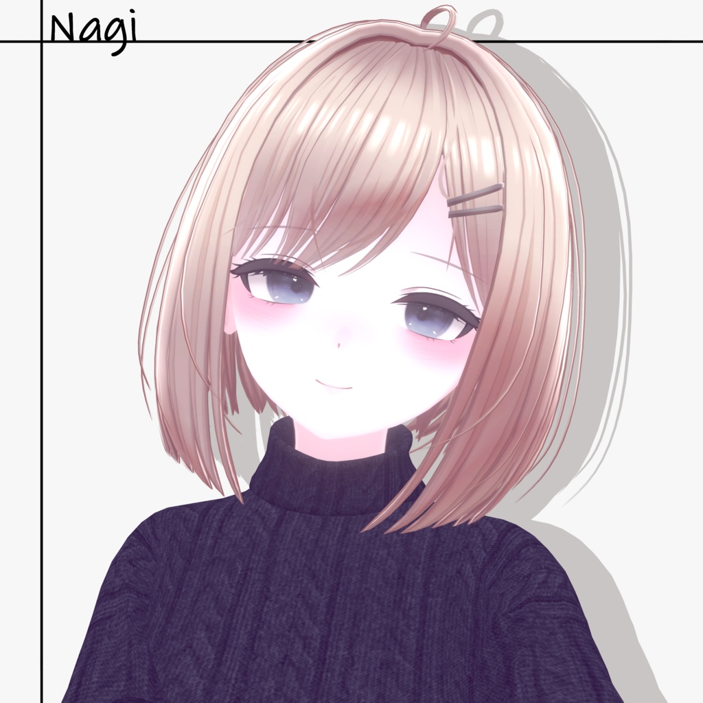 【13アバター対応】前下がりボブヘアー