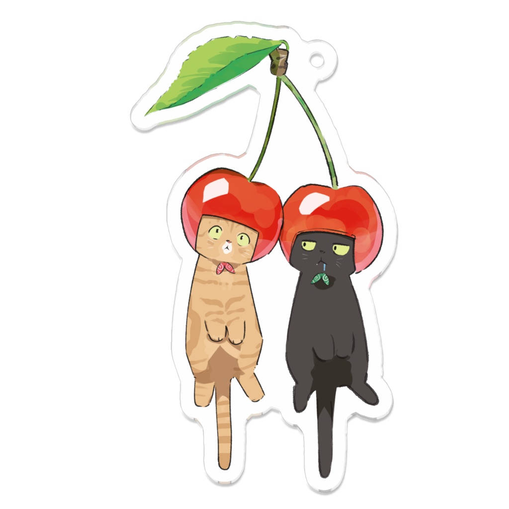 まめこ&ふーこ_さくらんぼねこ