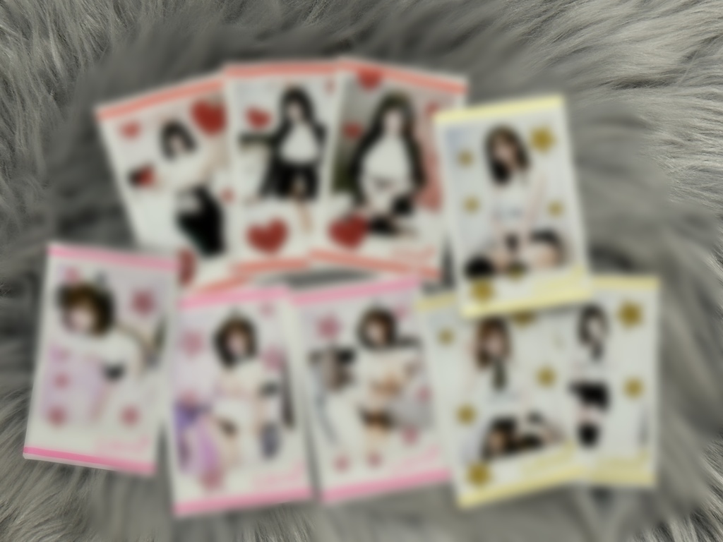  会長🖤小悪魔先生👓小悪魔ナース💉3種類ランダムチェキ➕ランダムブロマイドセット