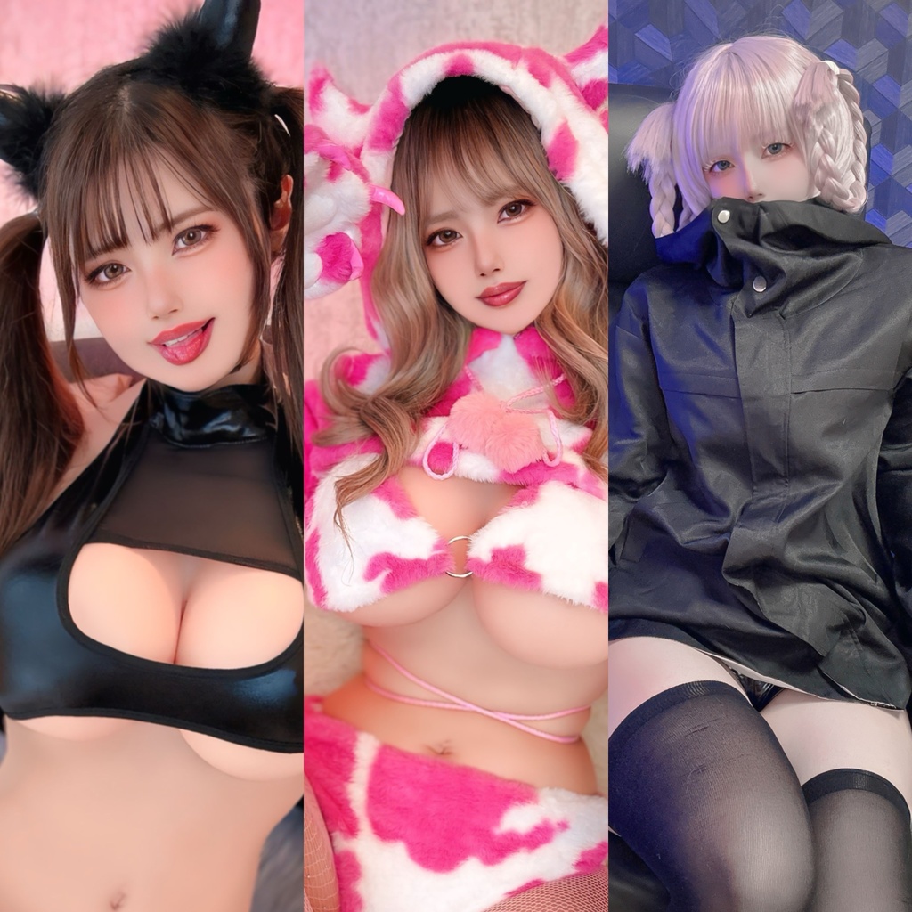 桜色カウガール🐮🌸小悪魔ちゃん👿🩷よふかしのうた七草ナズナ🦇🍺ランダムチェキ➕ランダムブロマイドセット
