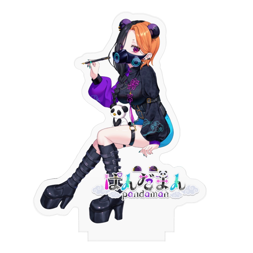 【初配信記念】ぱんだまんキービジュアクリルフィギュア