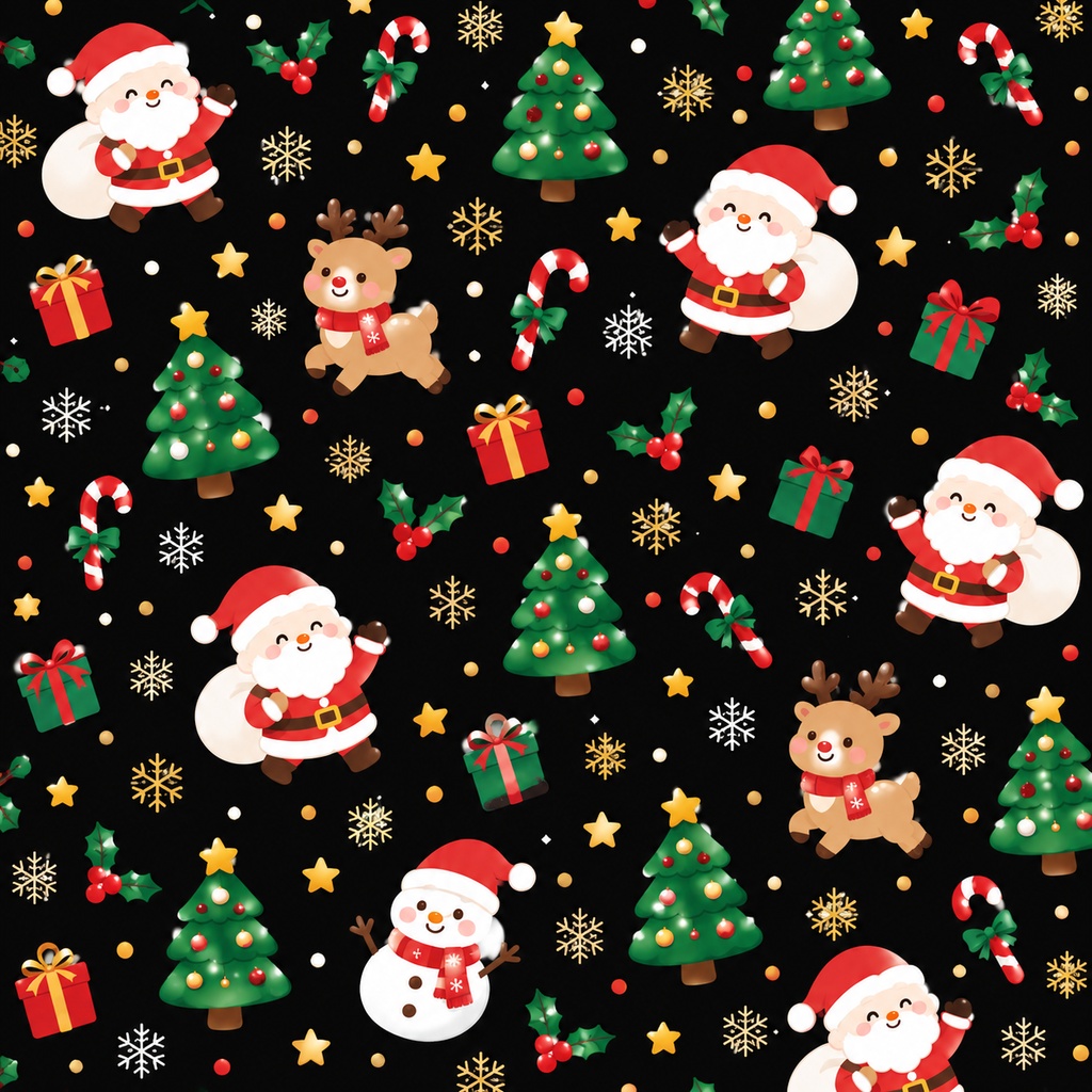 もちろんです。今回のクリスマス・シームレス柄3色セットを販売する際に使いやすい説明文です。 文章作成 🎄✨ かわいいクリスマスのシームレスパターン3枚セット ✨🎄
