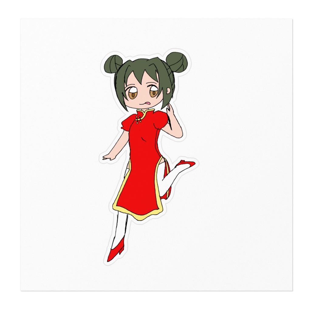 チャイナ今井加奈ちゃんのステッカー