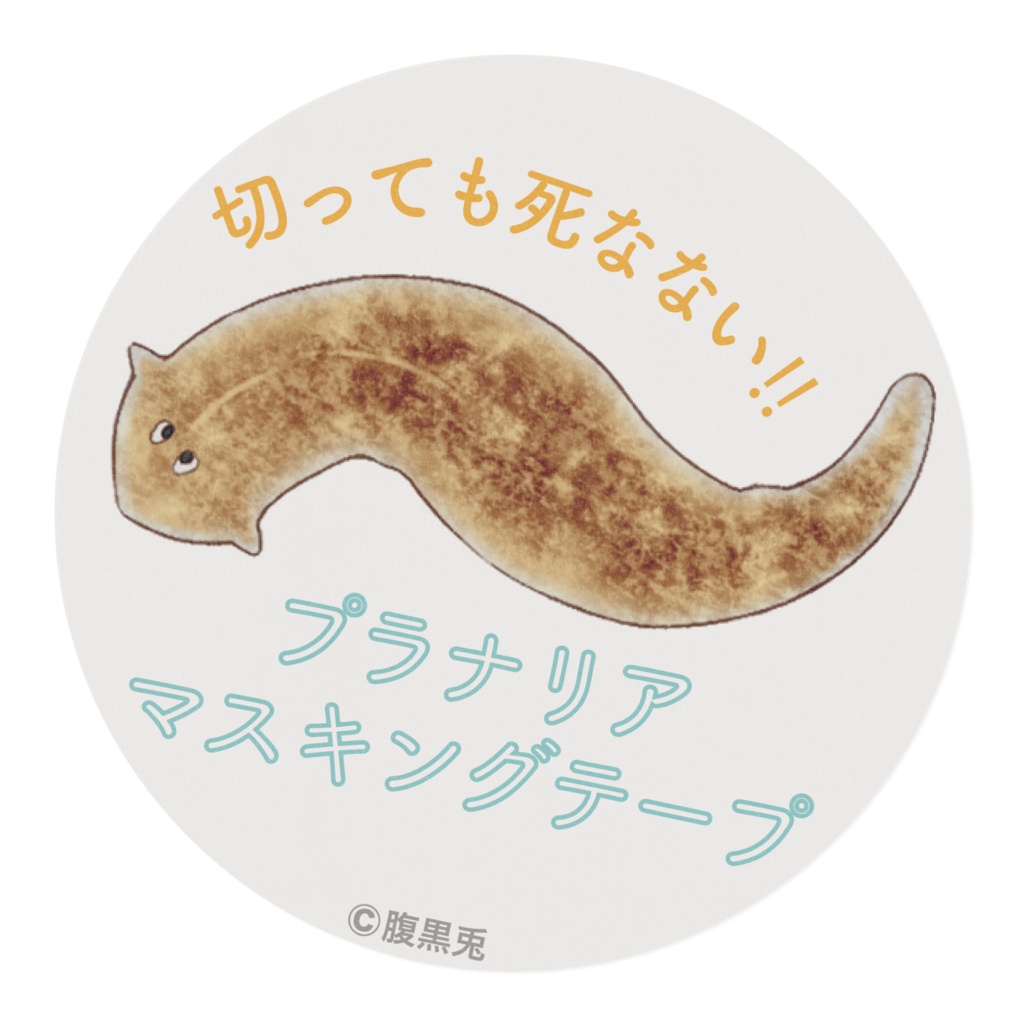 切っても死なない『プラナリア』テープ
