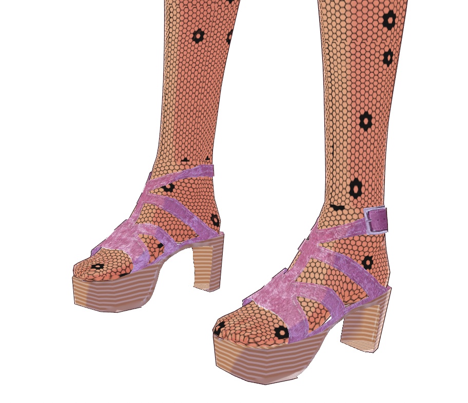 Cute Chunk Heels for Vroid Models