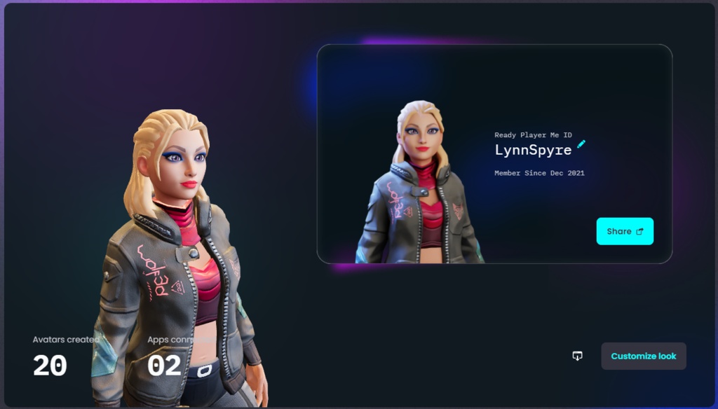 Marissa: An Adoptable fully rigged Wolf3d VRM Model