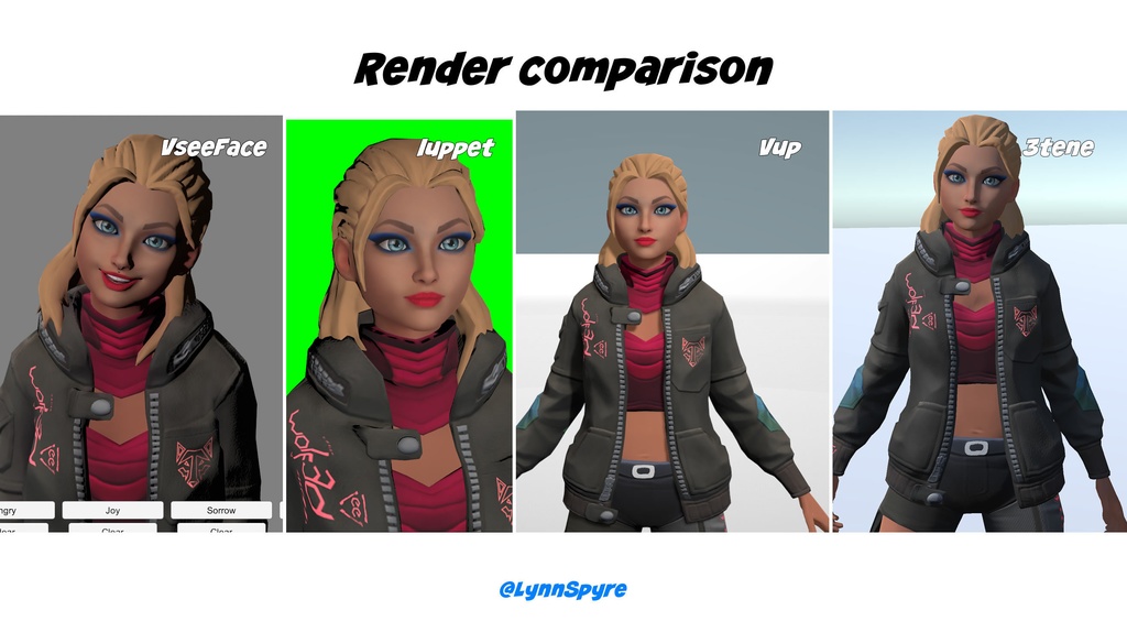 Marissa: An Adoptable fully rigged Wolf3d VRM Model