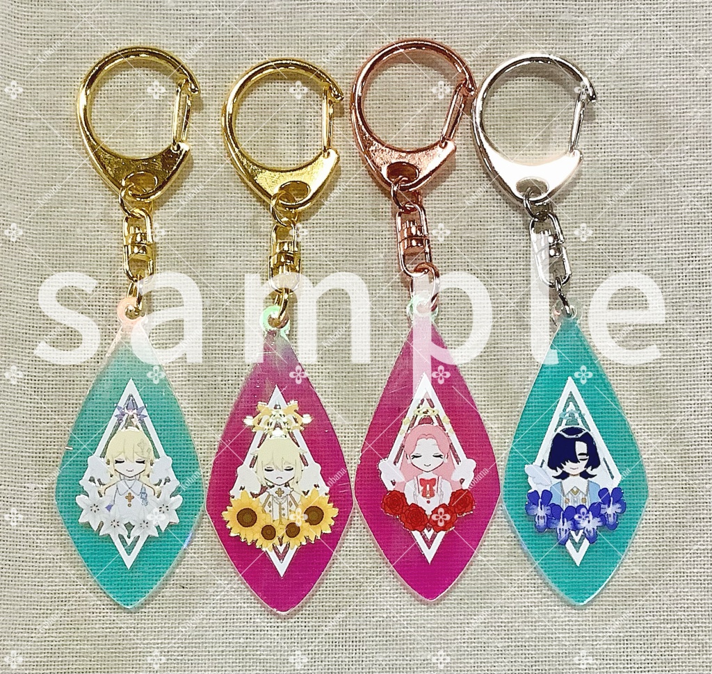 アクリルキーホルダー(創作天使)