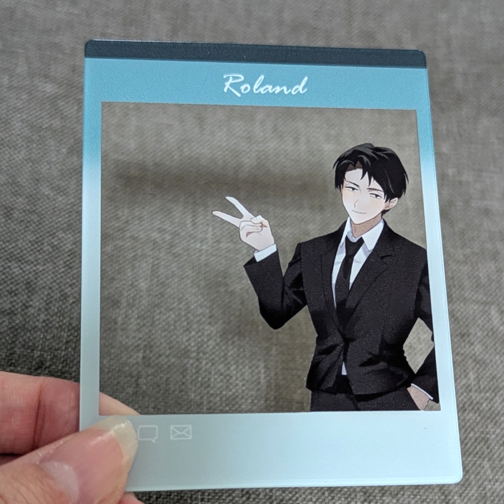 ローランのおでかけアクリルカード