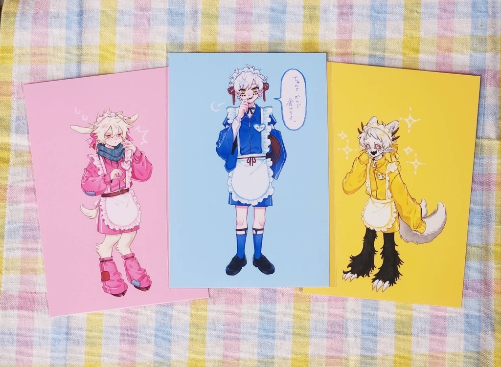 【Fluffy boys】ポストカード