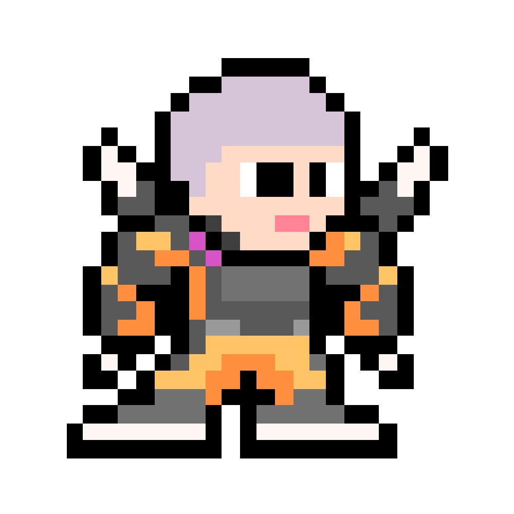 ロックマン風ドット絵｢APEX ヴァルキリー(Valkyrie)｣