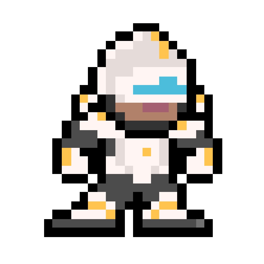 ロックマン風ドット絵｢APEX ニューキャッスル(New Castle)｣