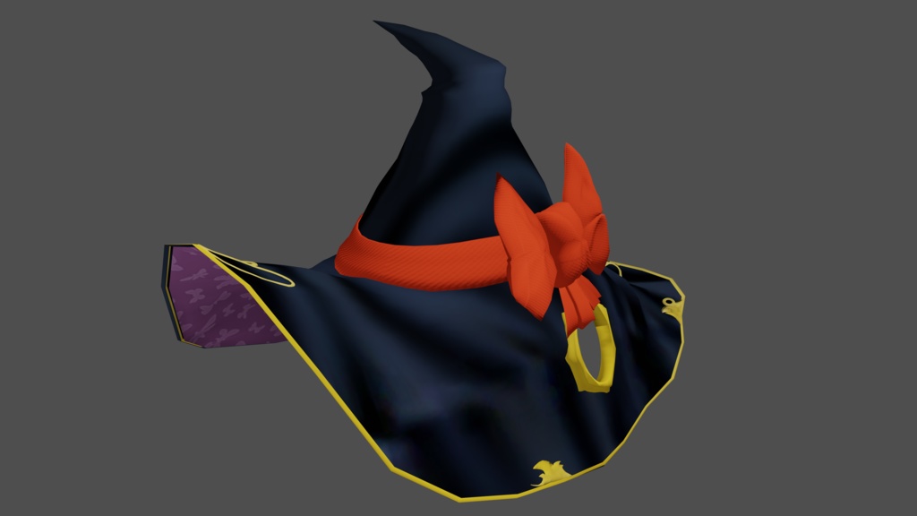 【VRChat】Flutterby Witch's Hat