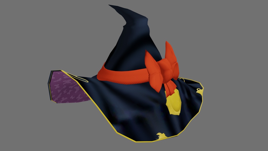 【VRChat】Flutterby Witch's Hat
