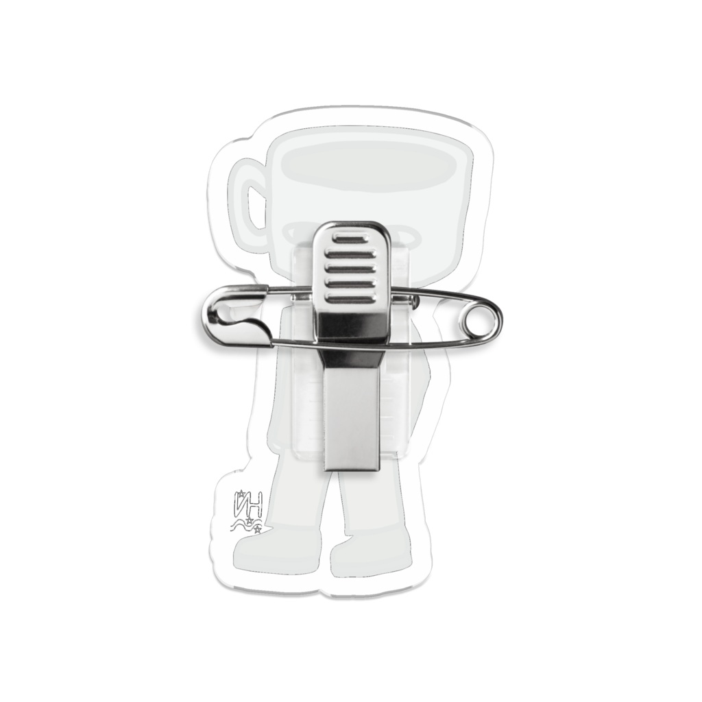 かふぇおアクリルバッジ