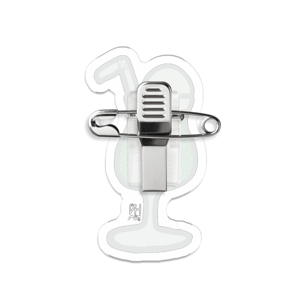 クリームソーダアクリルバッジ