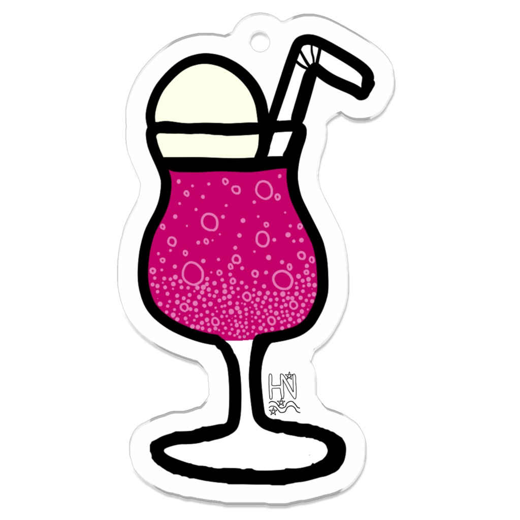 ピンクソーダアクキー