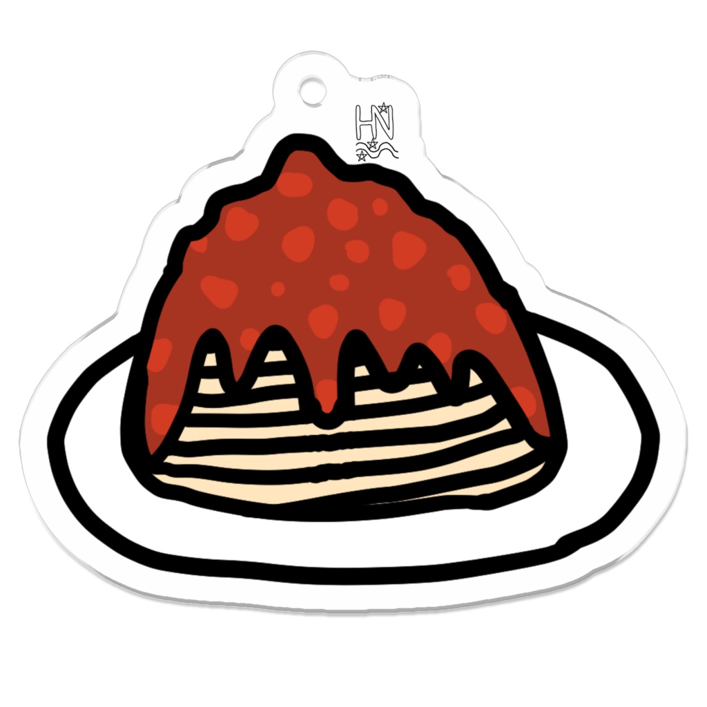 ミートソースパスタアクキー