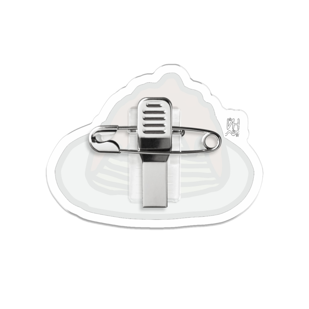 ミートソースパスタアクリルバッジ