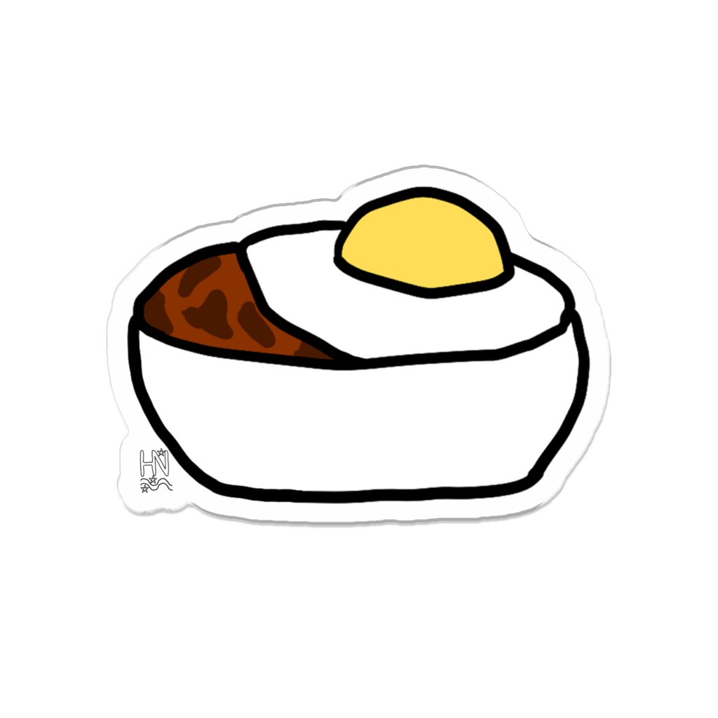 ロコモコアクリルバッジ