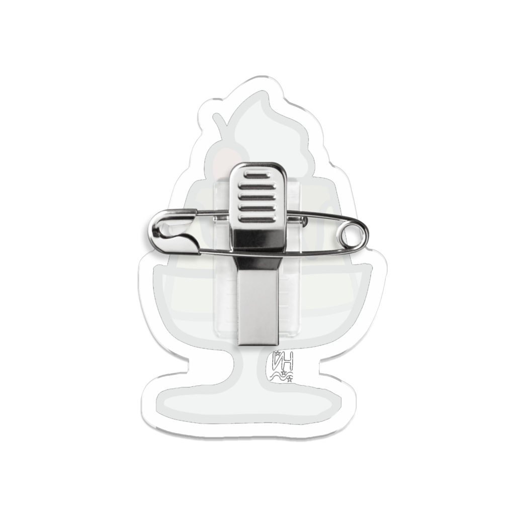 プリンアクリルバッジ