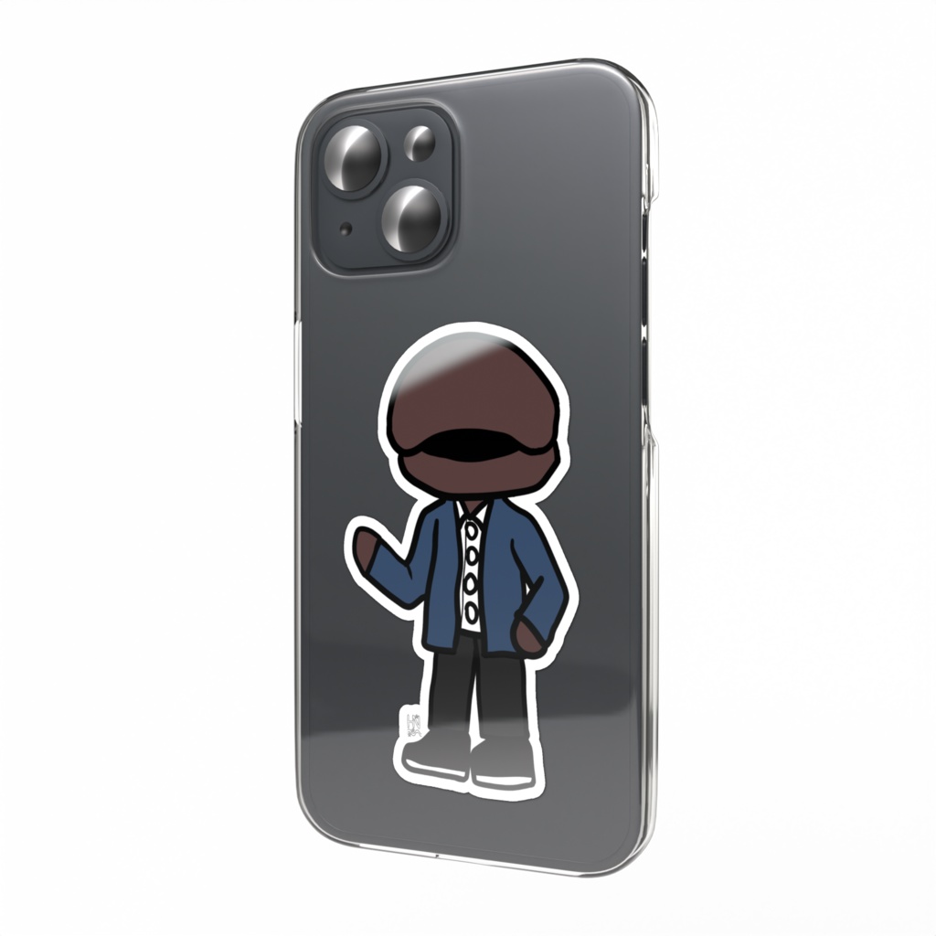 ビーン君スマホステッカー