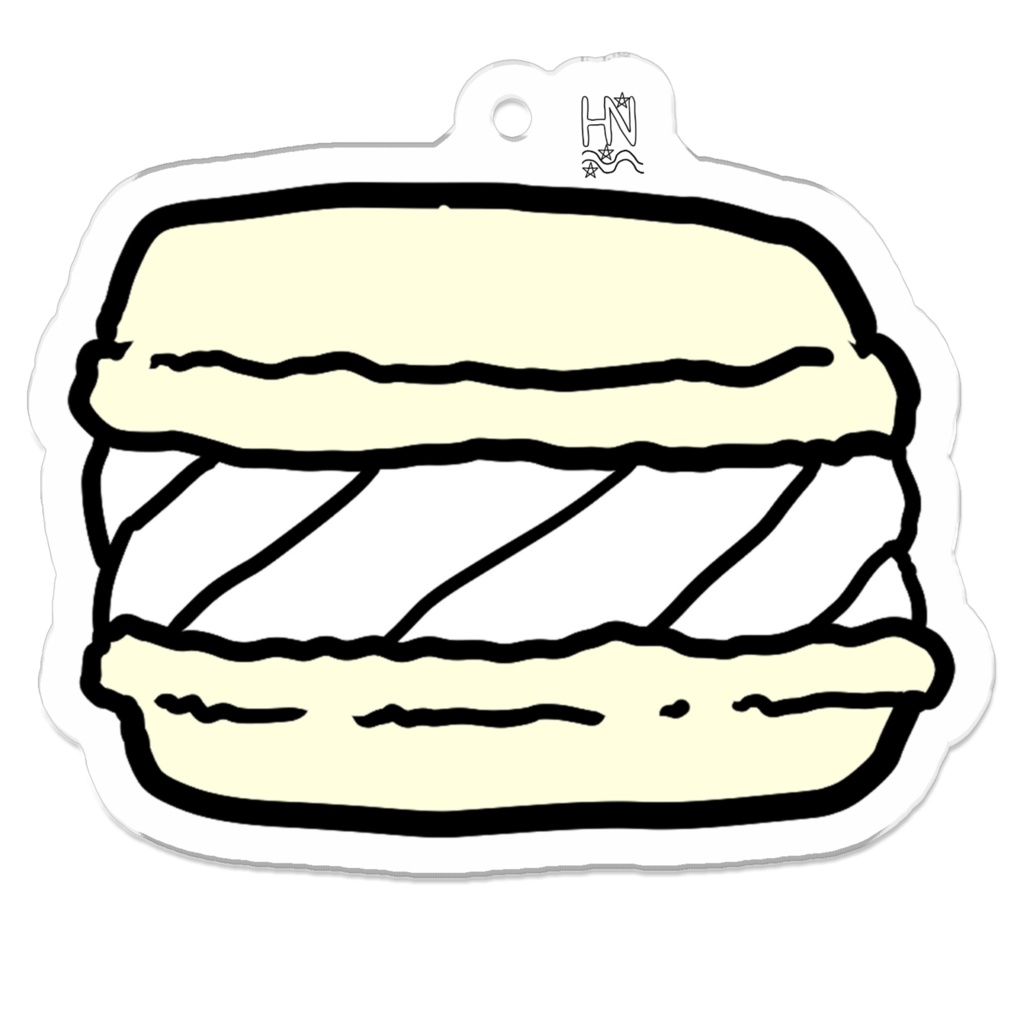 シトラスマカロンアクキー