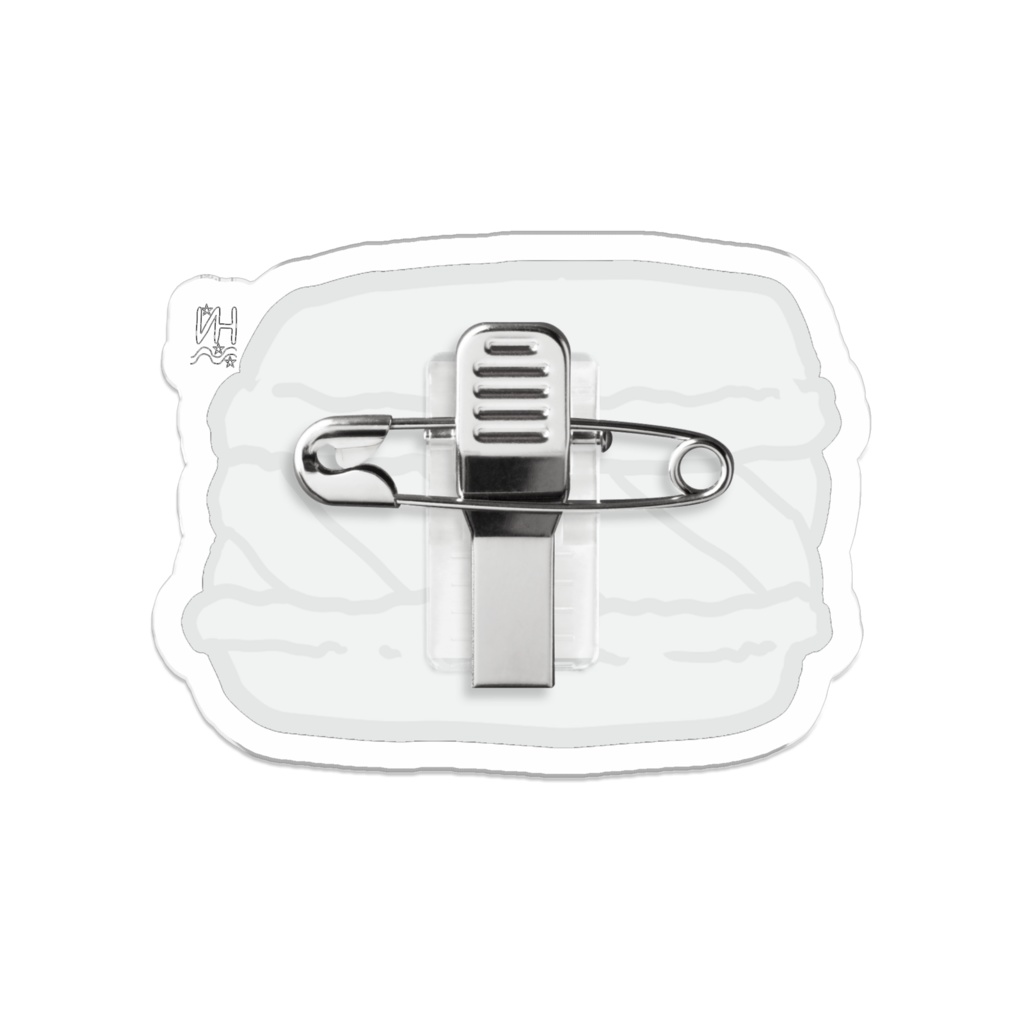 いちごマカロンアクリルバッジ