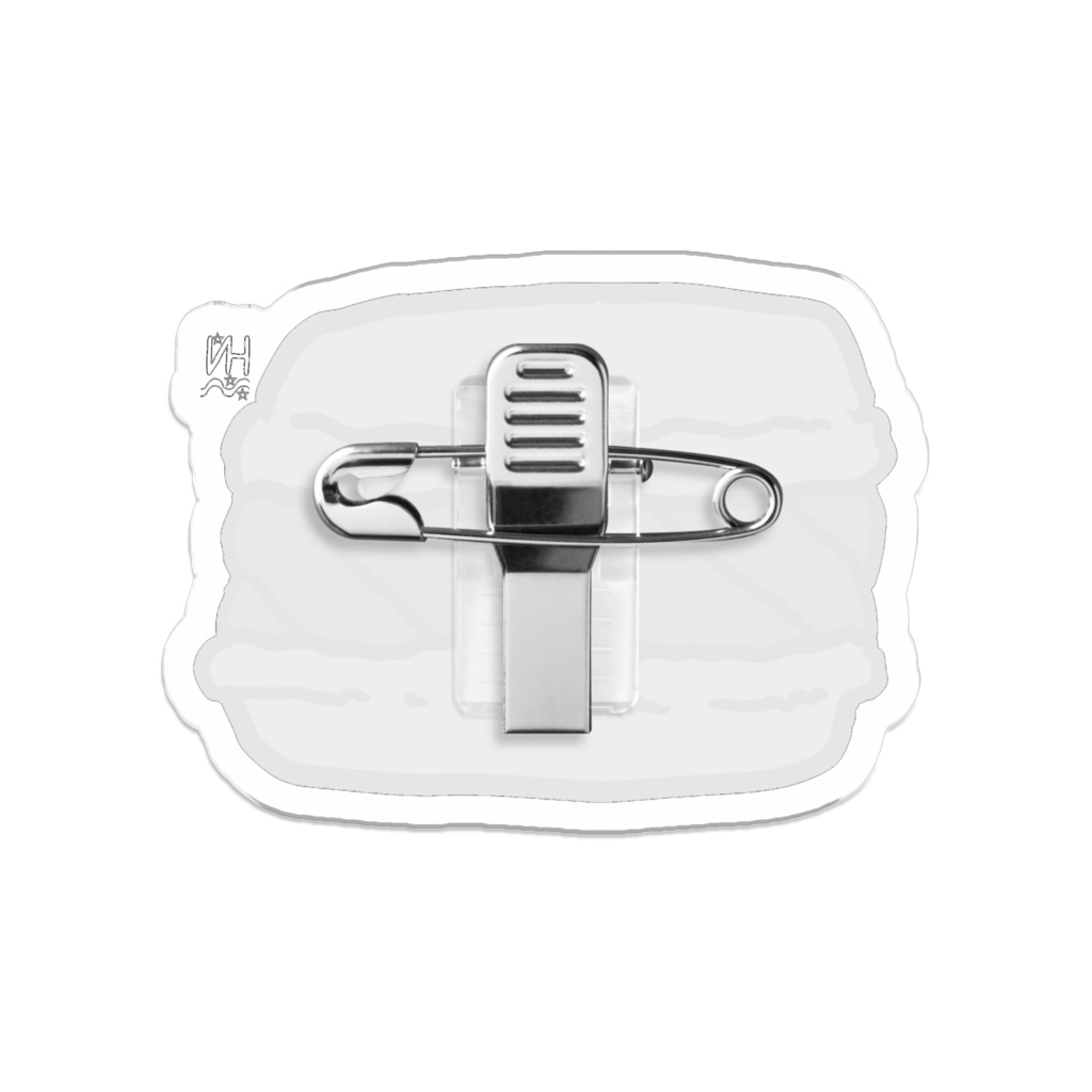 ショコラマカロンアクリルバッジ