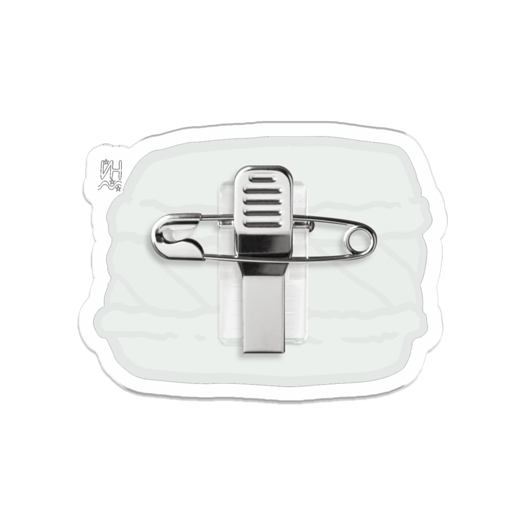 抹茶マカロンアクリルバッジ