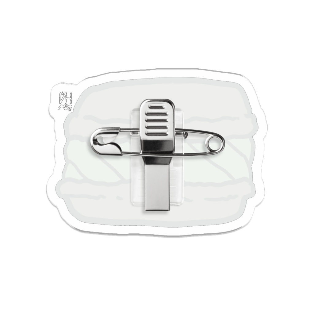 ピスタチオショコラマカロンアクリルバッジ