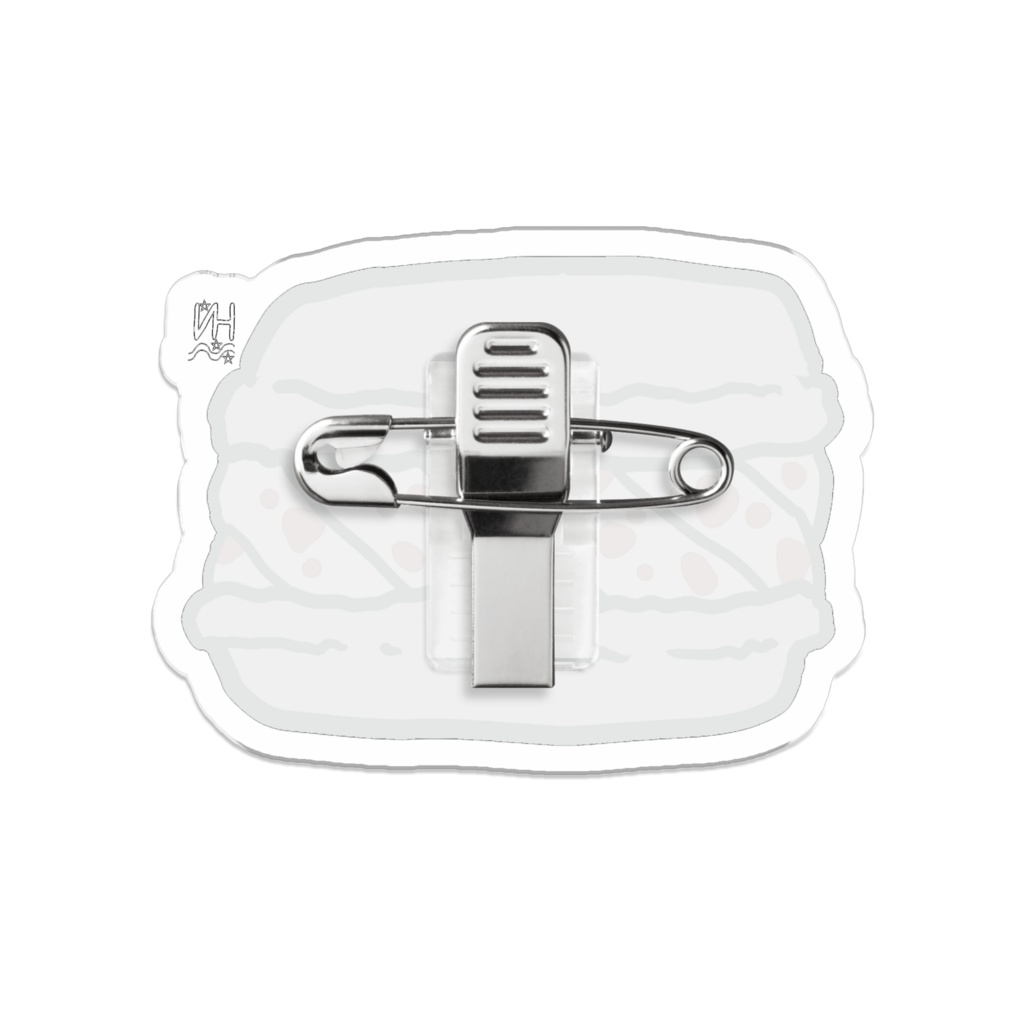 フランボワーズマカロンアクリルバッジ