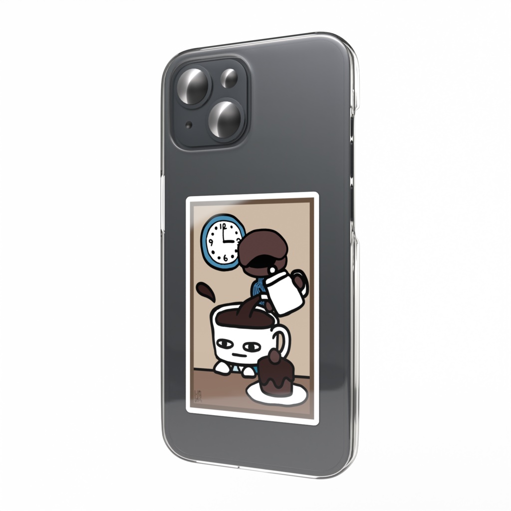 コーヒータイムスマホステッカー