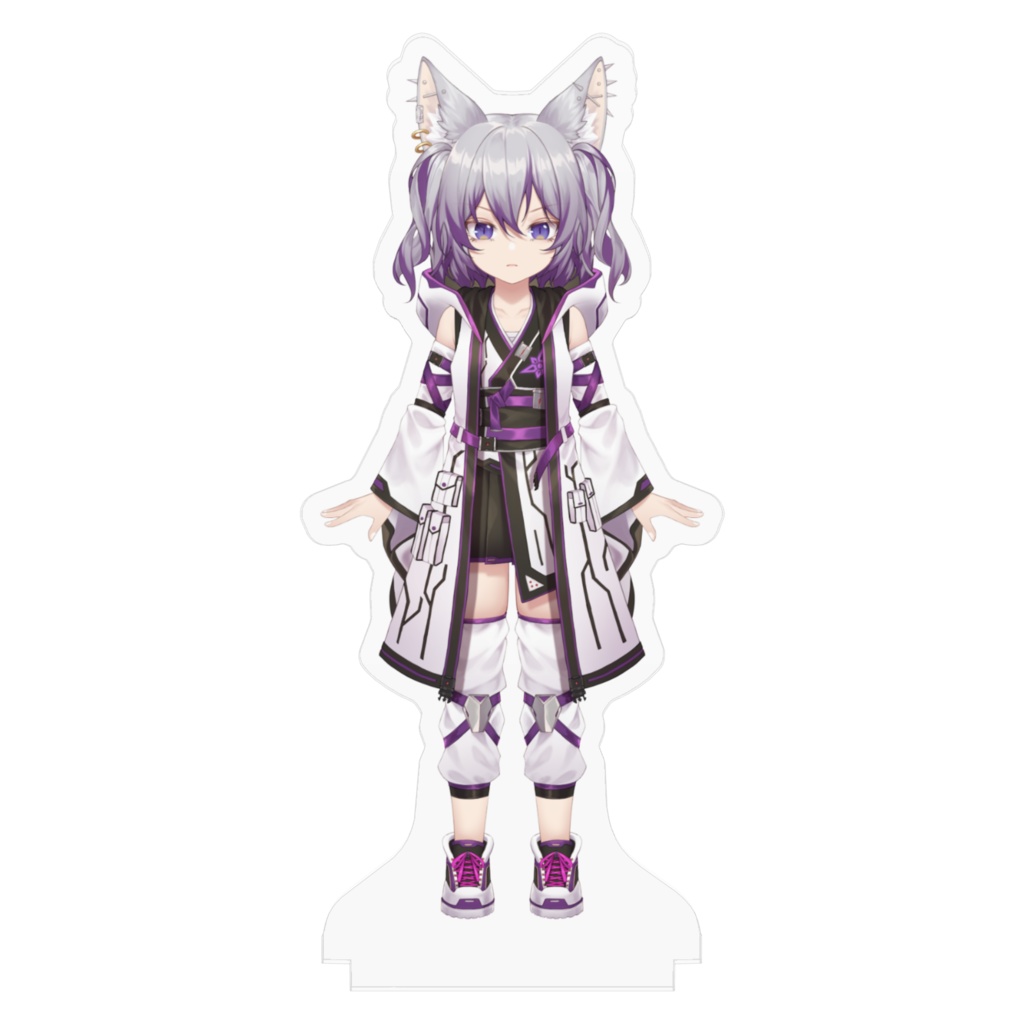 初叉輝 紫明 アクリルフィギュア StockFace.Ver